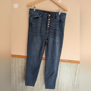 Women's Truth & Theory Dark Blue Jeans